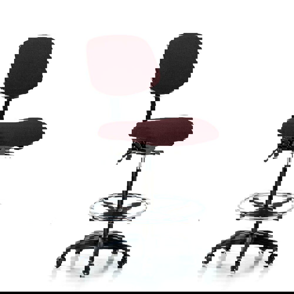 Task Chair: Olefin, Burgundy