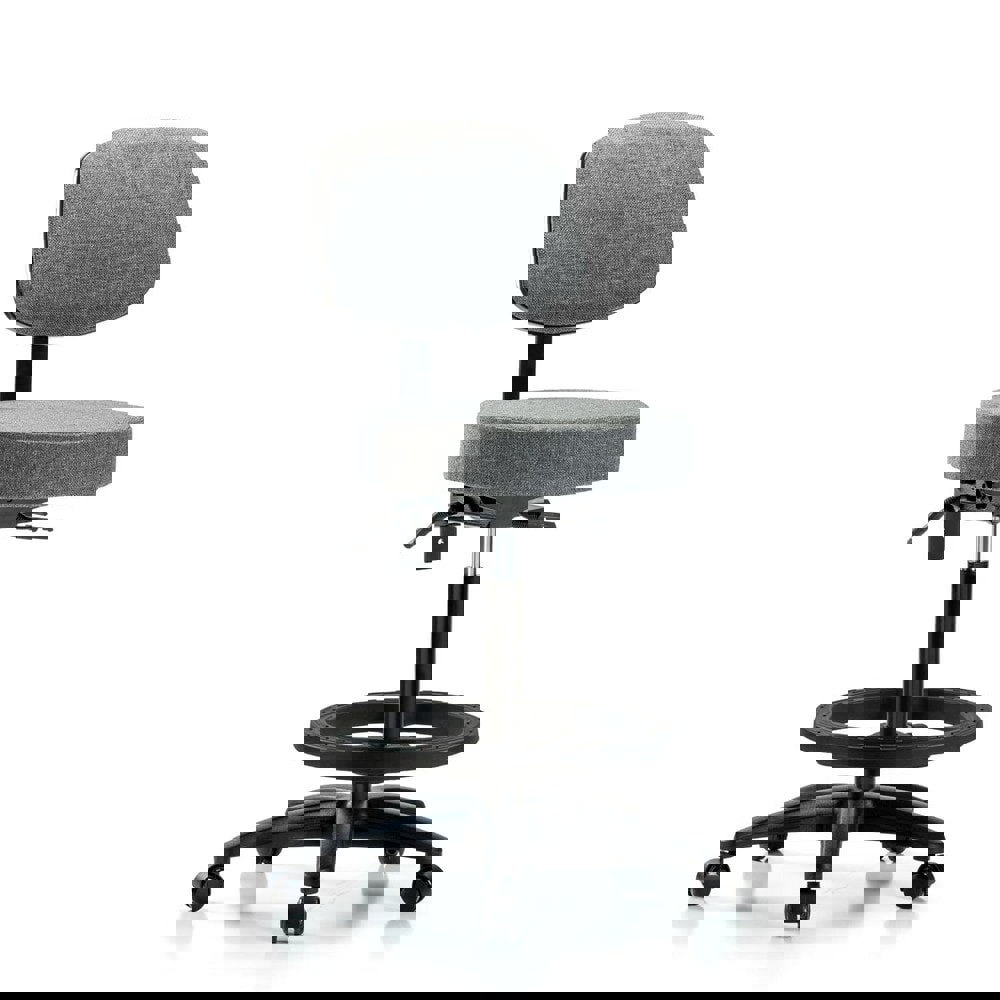 Adjustable Height Swivel Stool: Olefin, 24