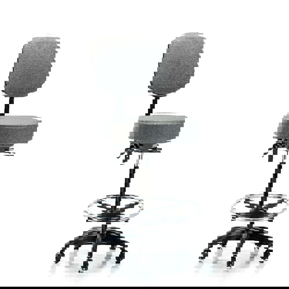 Adjustable Height Swivel Stool: Olefin, 24