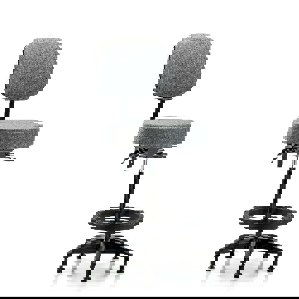 Adjustable Height Swivel Stool: Olefin, 24