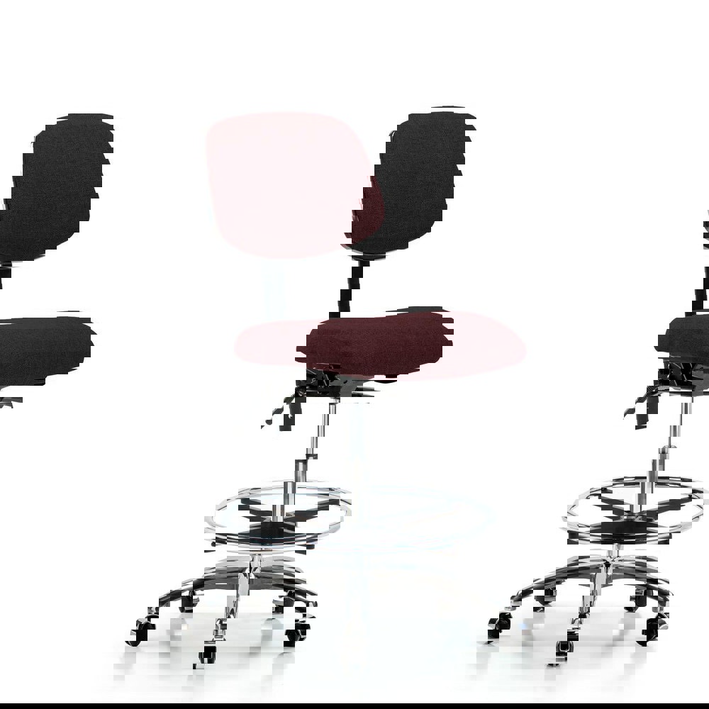 Task Chair: Olefin, Burgundy