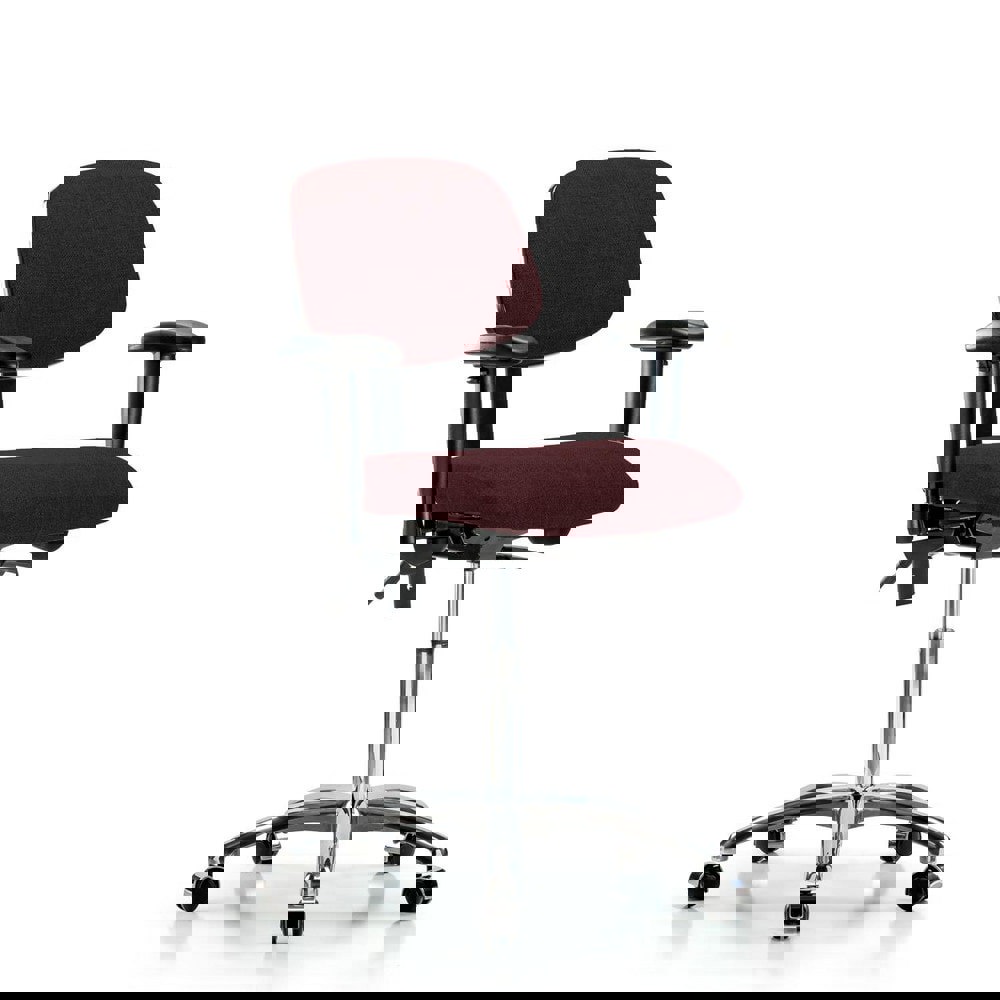 Task Chair: Olefin, Burgundy