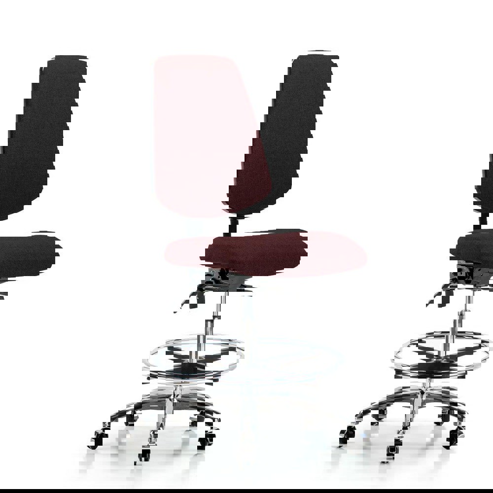 Task Chair: Olefin, Burgundy