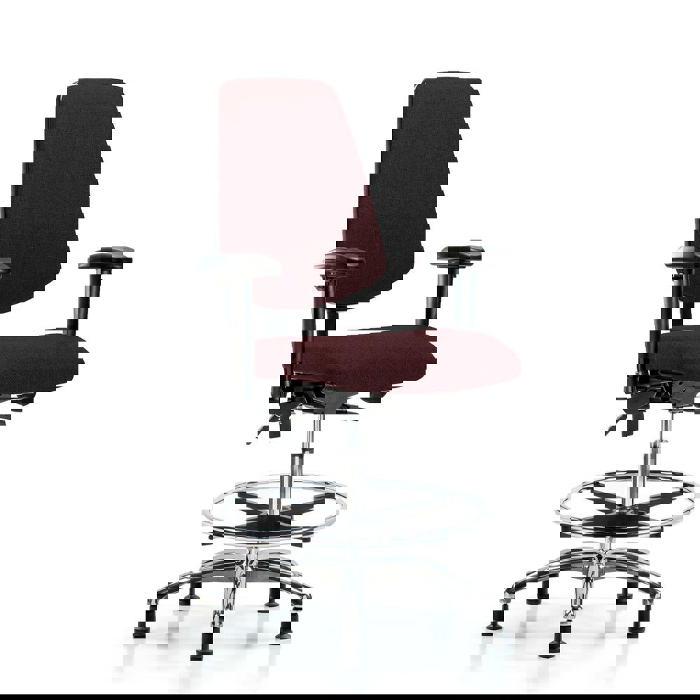 Task Chair: Olefin, Burgundy