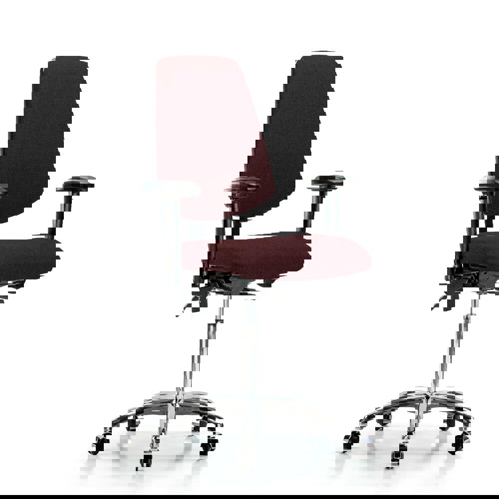 Task Chair: Olefin, Burgundy