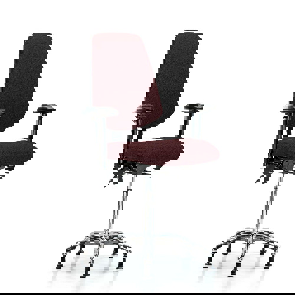 Task Chair: Olefin, Burgundy