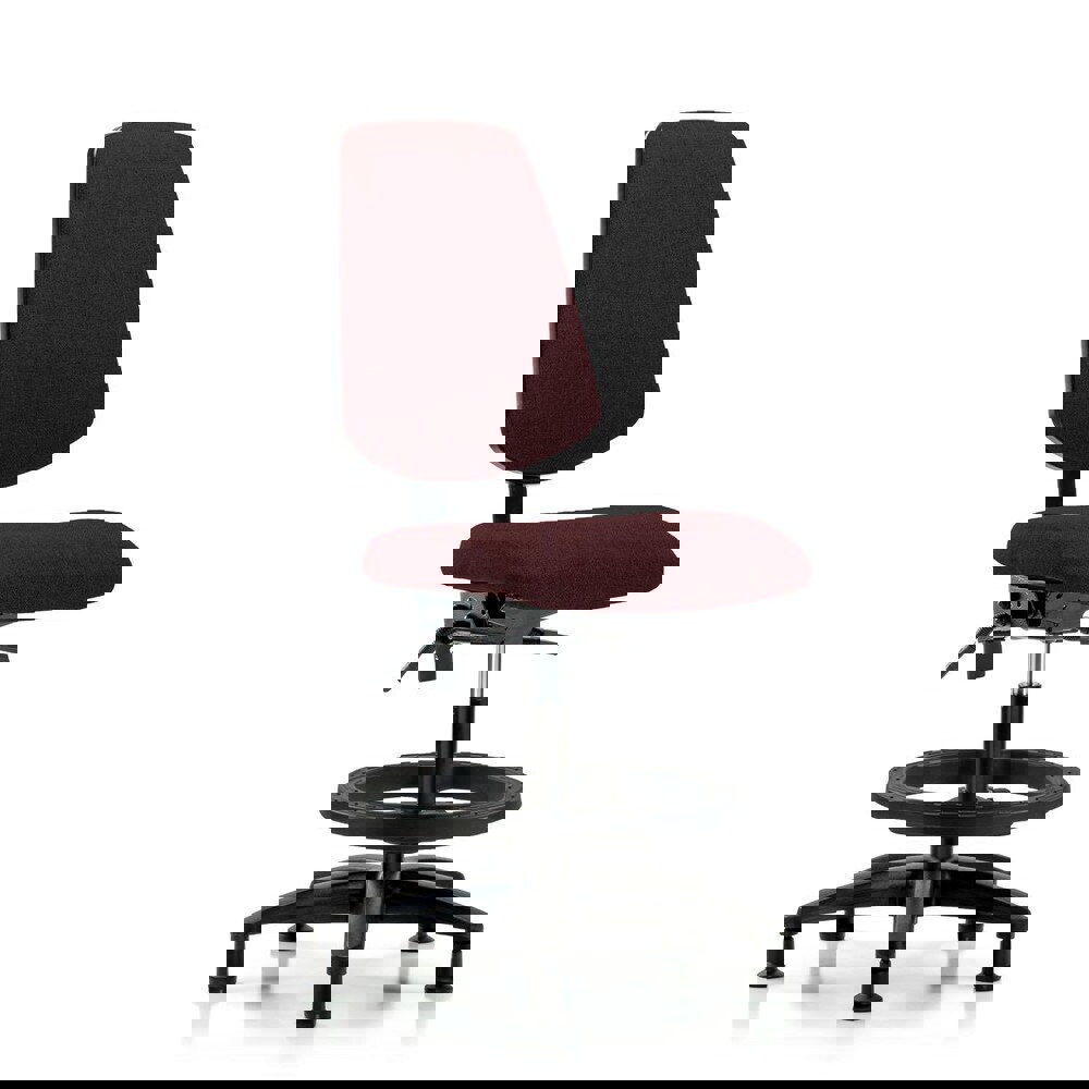 Task Chair: Olefin, Burgundy