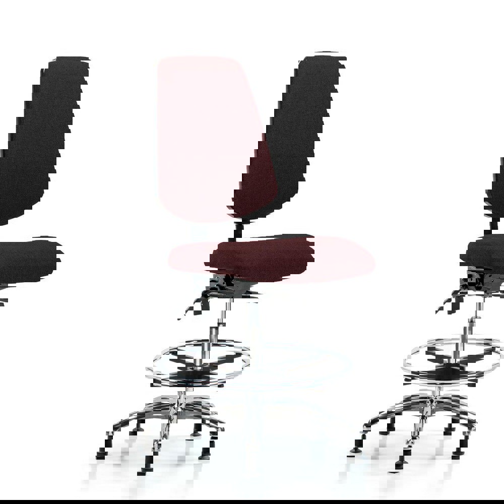 Task Chair: Olefin, Burgundy