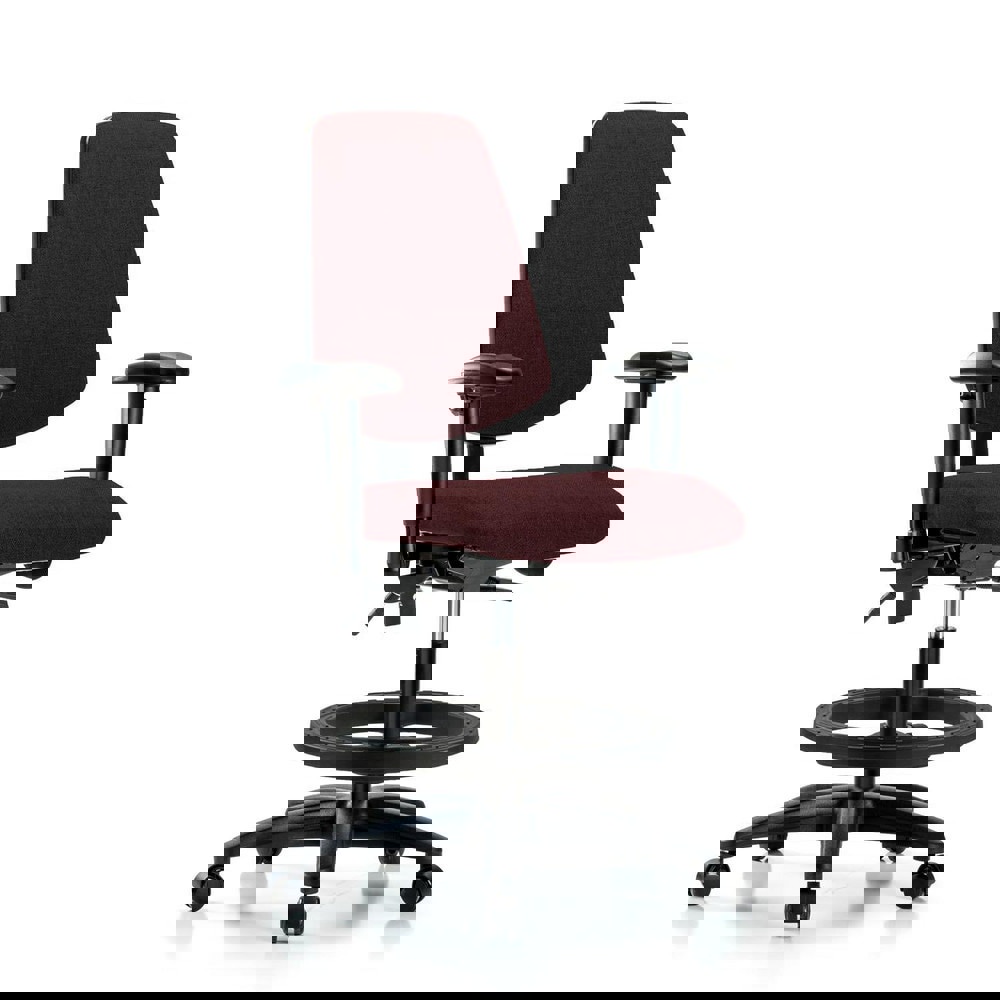 Task Chair: Olefin, Burgundy