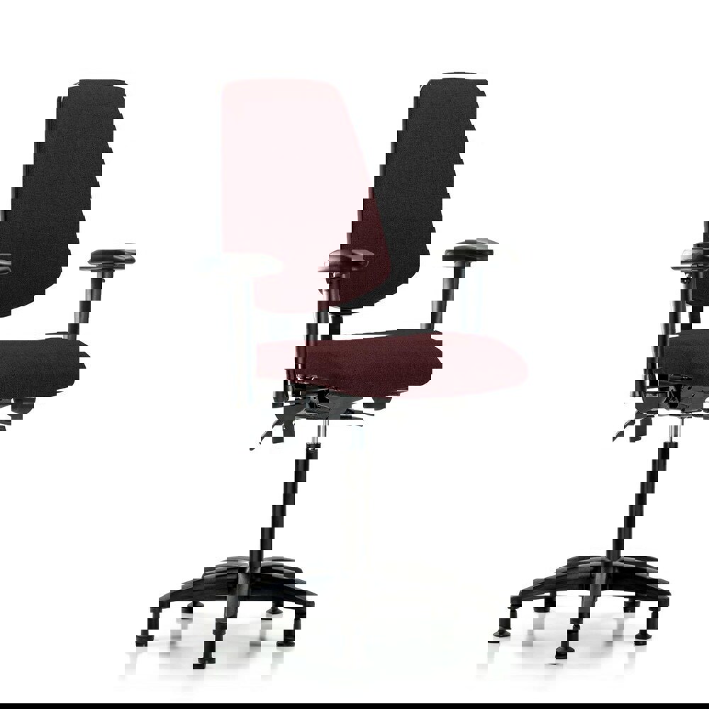 Task Chair: Olefin, Burgundy