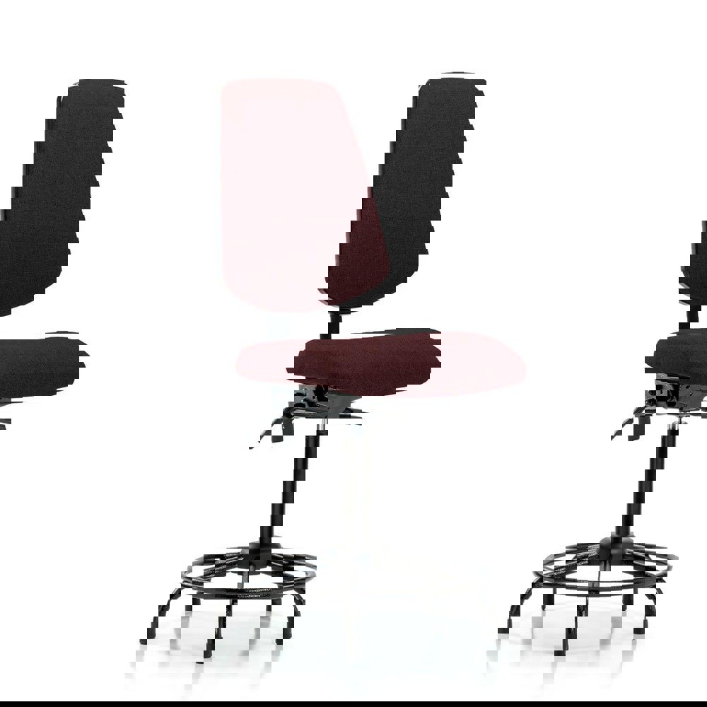 Task Chair: Olefin, Burgundy