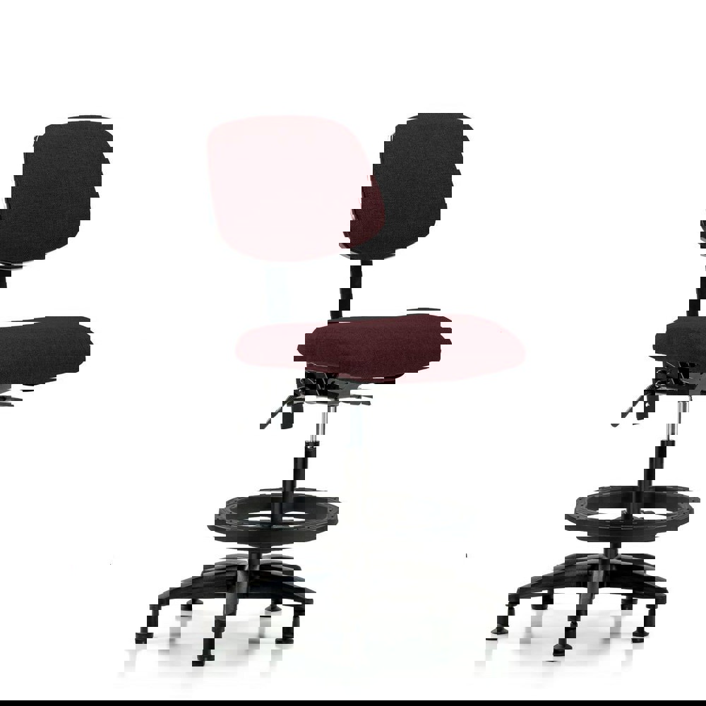 Task Chair: Olefin, Burgundy