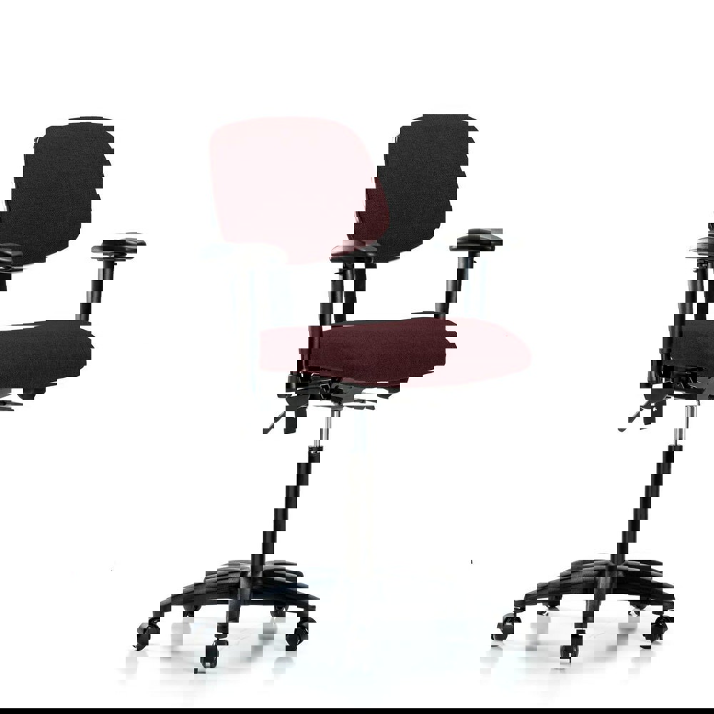 Task Chair: Olefin, Burgundy