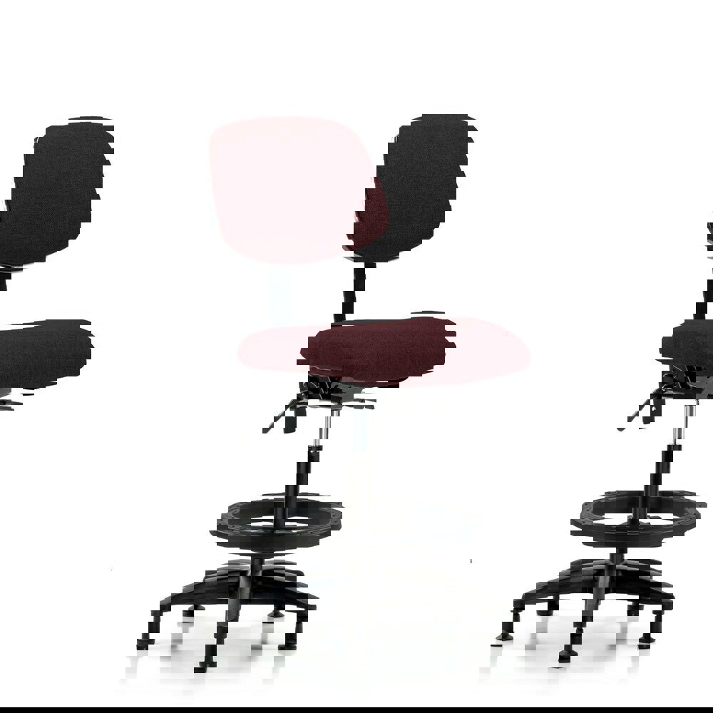 Task Chair: Olefin, Burgundy