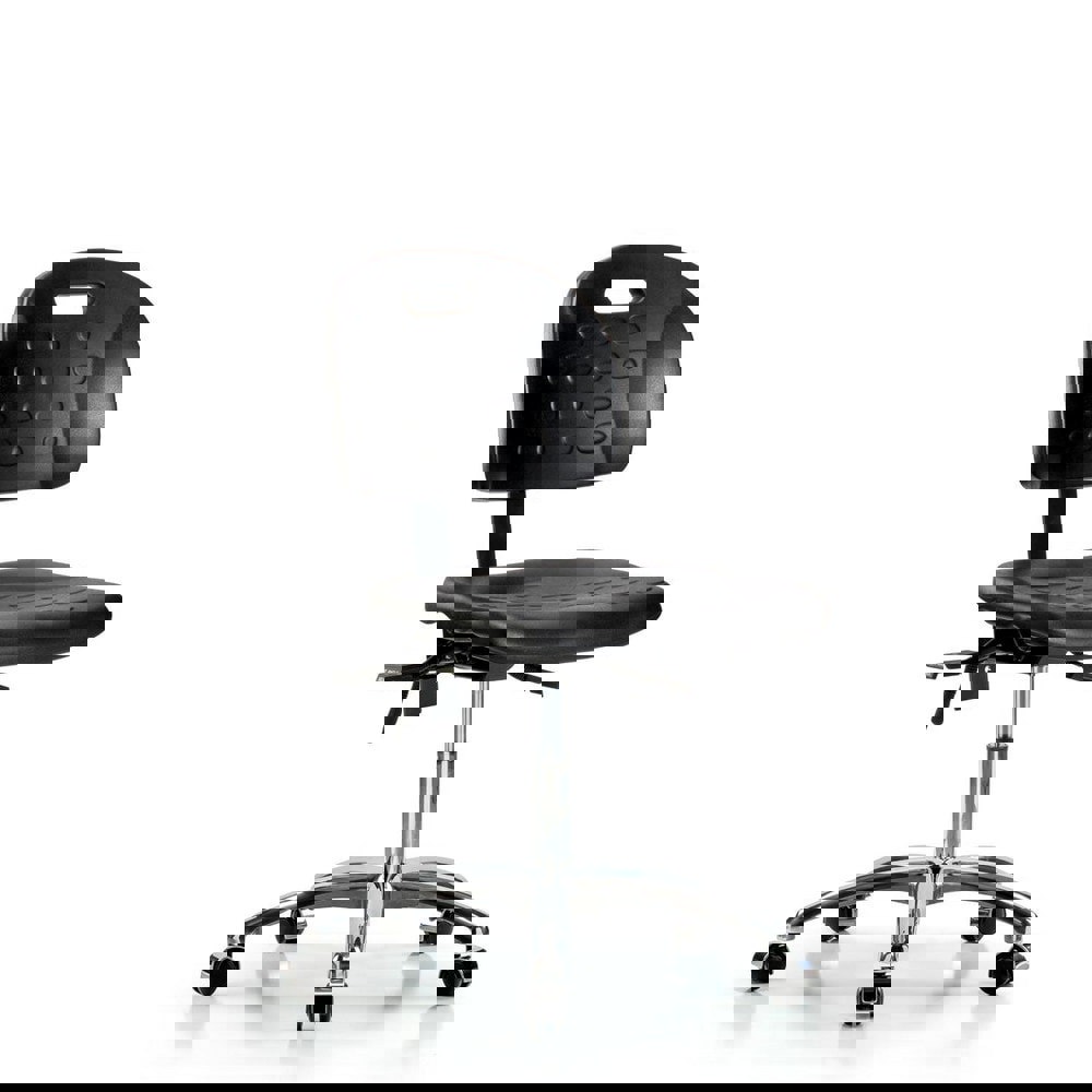 Task Chair: Polyurethane, Black