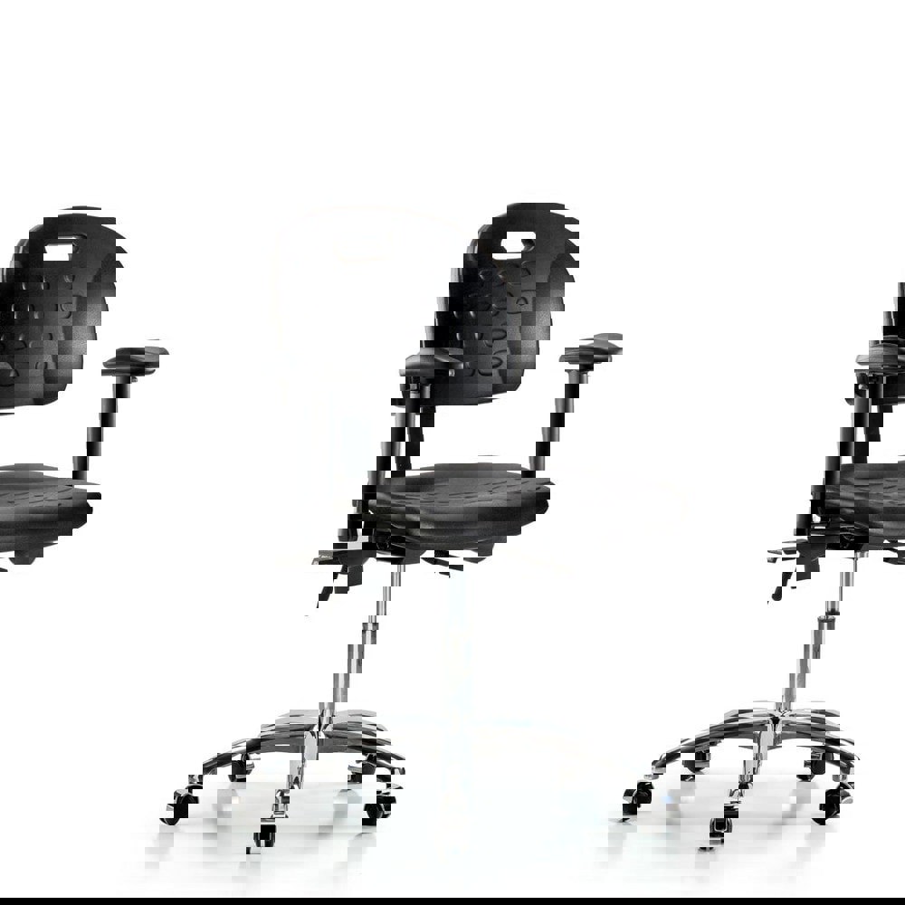 Task Chair: Polyurethane, Black