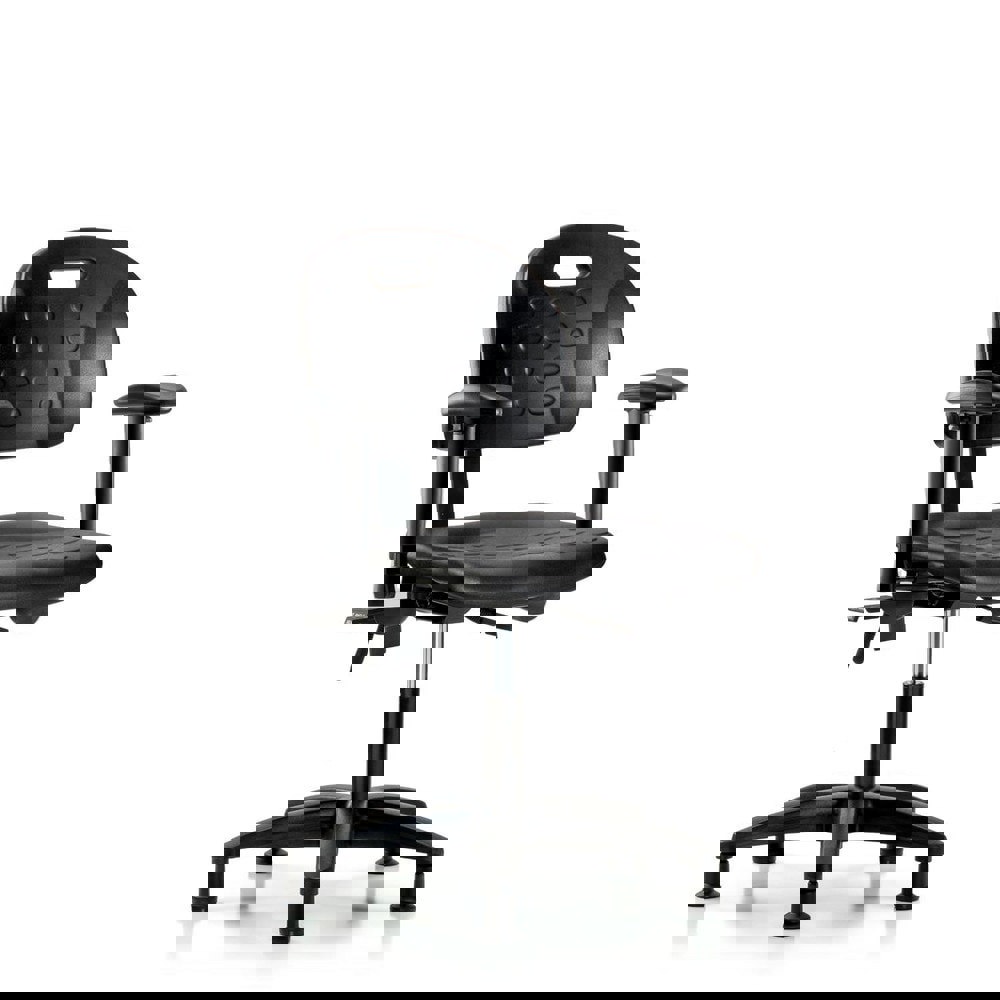 Task Chair: Polyurethane, Black