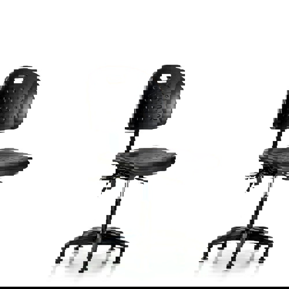 Task Chair: Polyurethane, Black