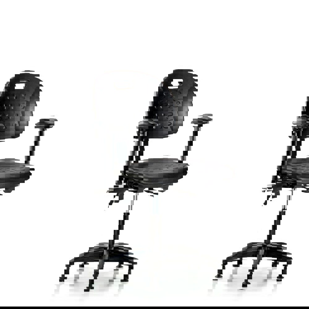 Task Chair: Polyurethane, Black