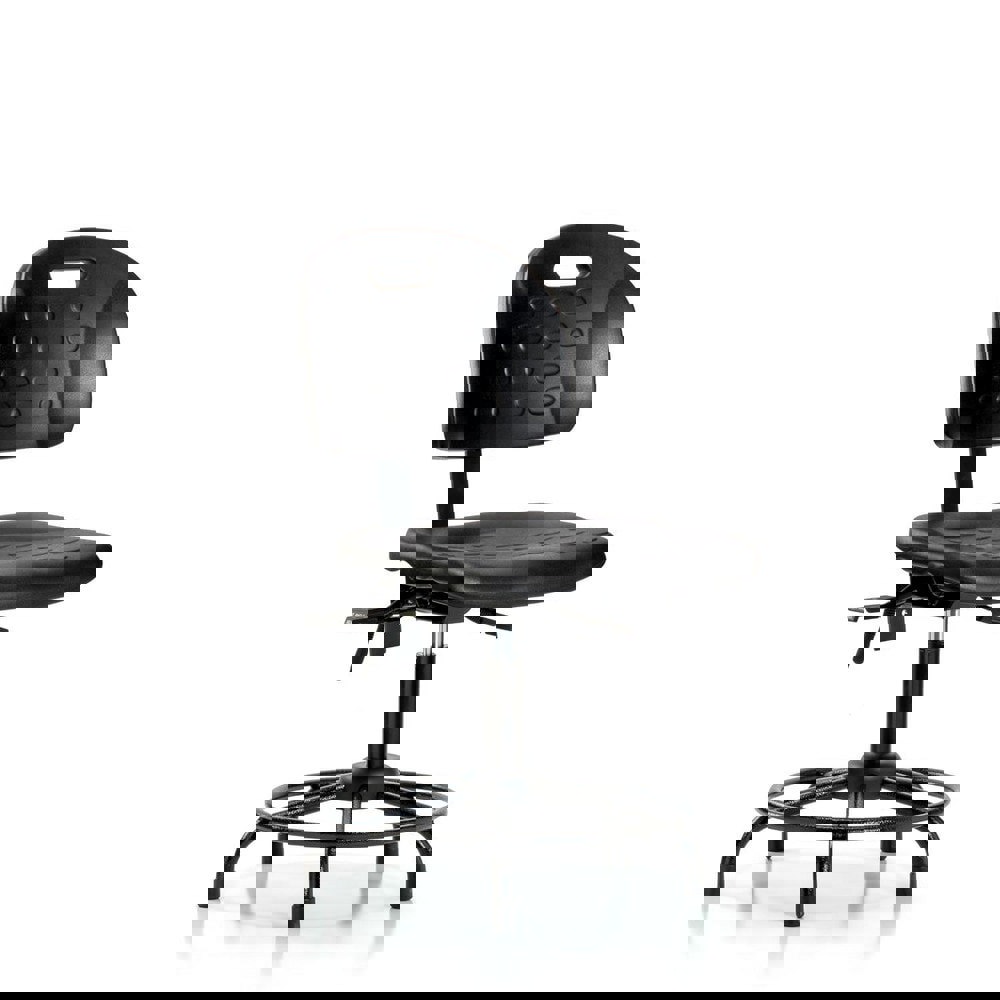 Task Chair: Polyurethane, Black