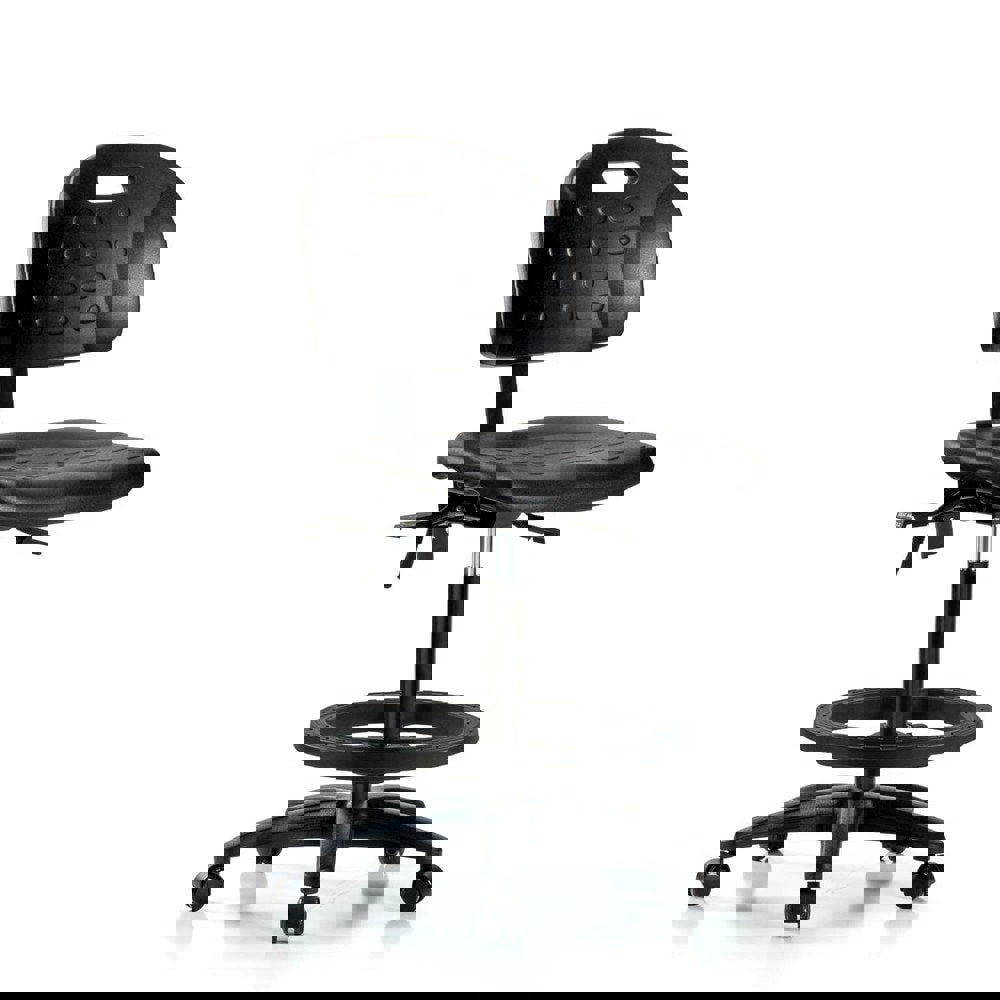 Task Chair: Polyurethane, Black