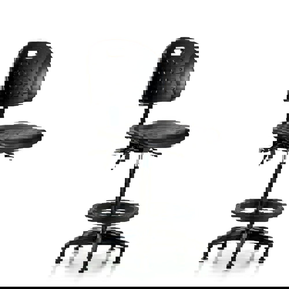 Task Chair: Polyurethane, Black