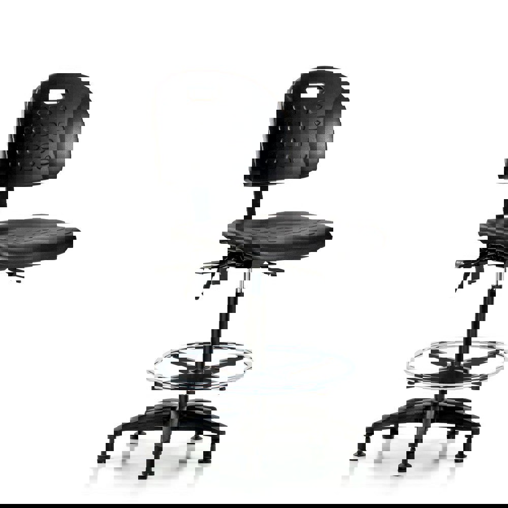 Task Chair: Polyurethane, Black