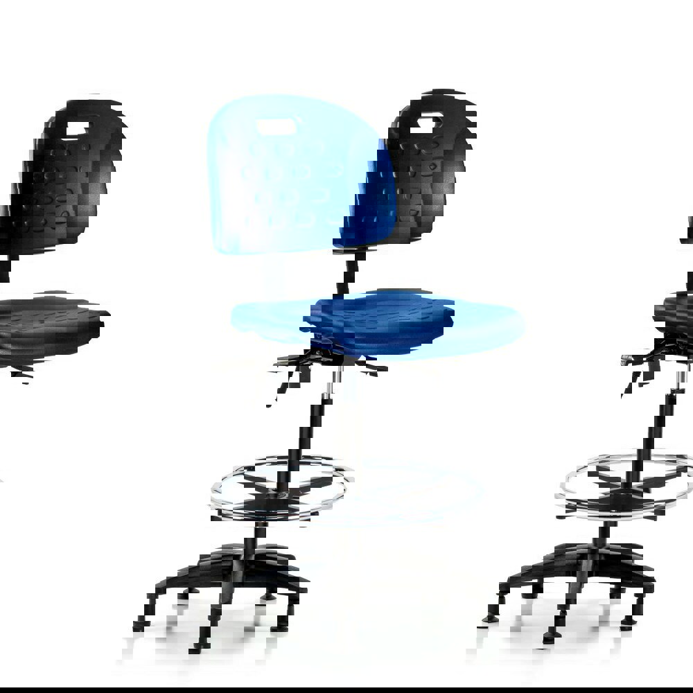Task Chair: Polyurethane, Blue