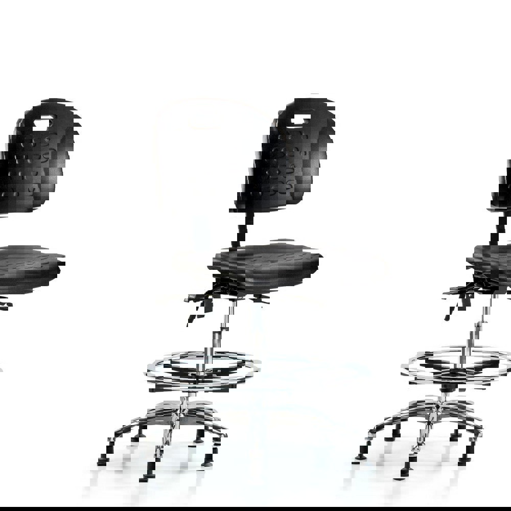 Task Chair: Polyurethane, Black