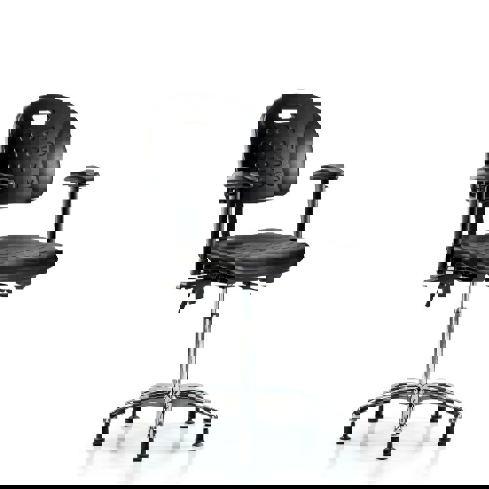 Task Chair: Polyurethane, Black