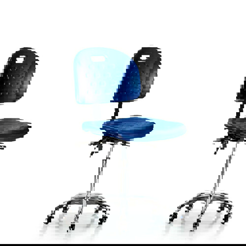 Task Chair: Polyurethane, Blue
