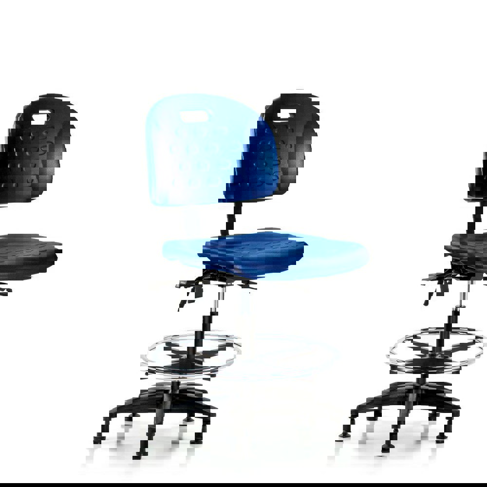 Task Chair: Polyurethane, Blue
