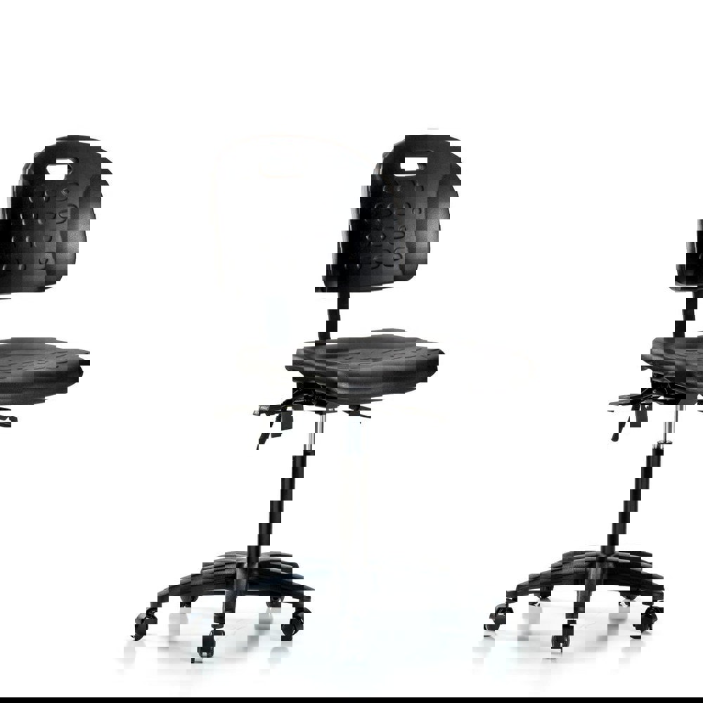 Task Chair: Polyurethane, Black