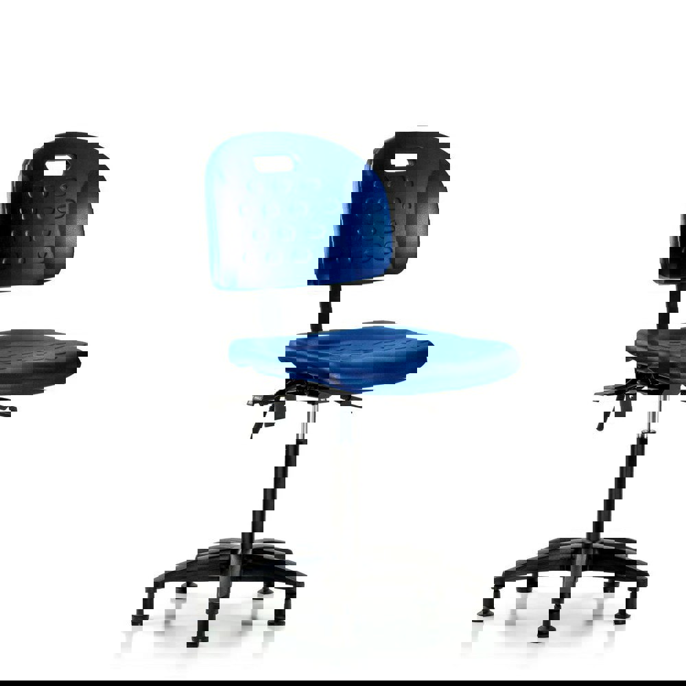 Task Chair: Polyurethane, Blue