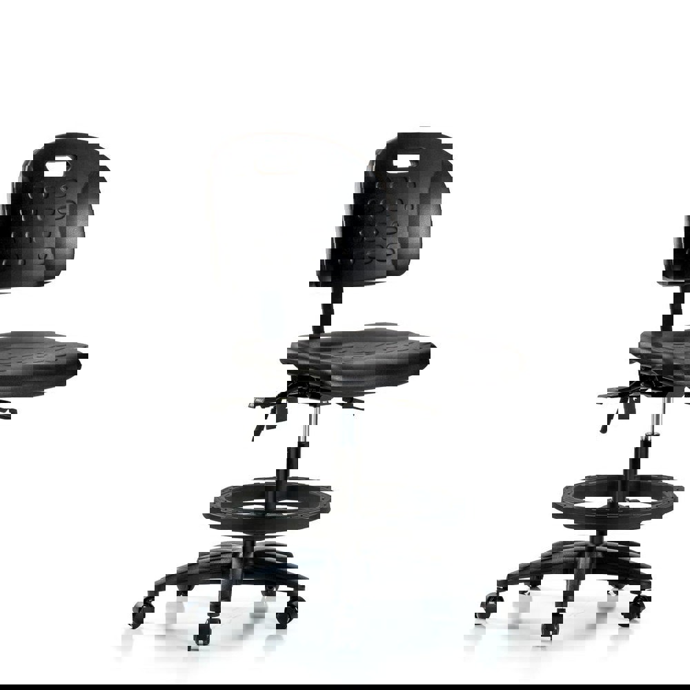Task Chair: Polyurethane, Black