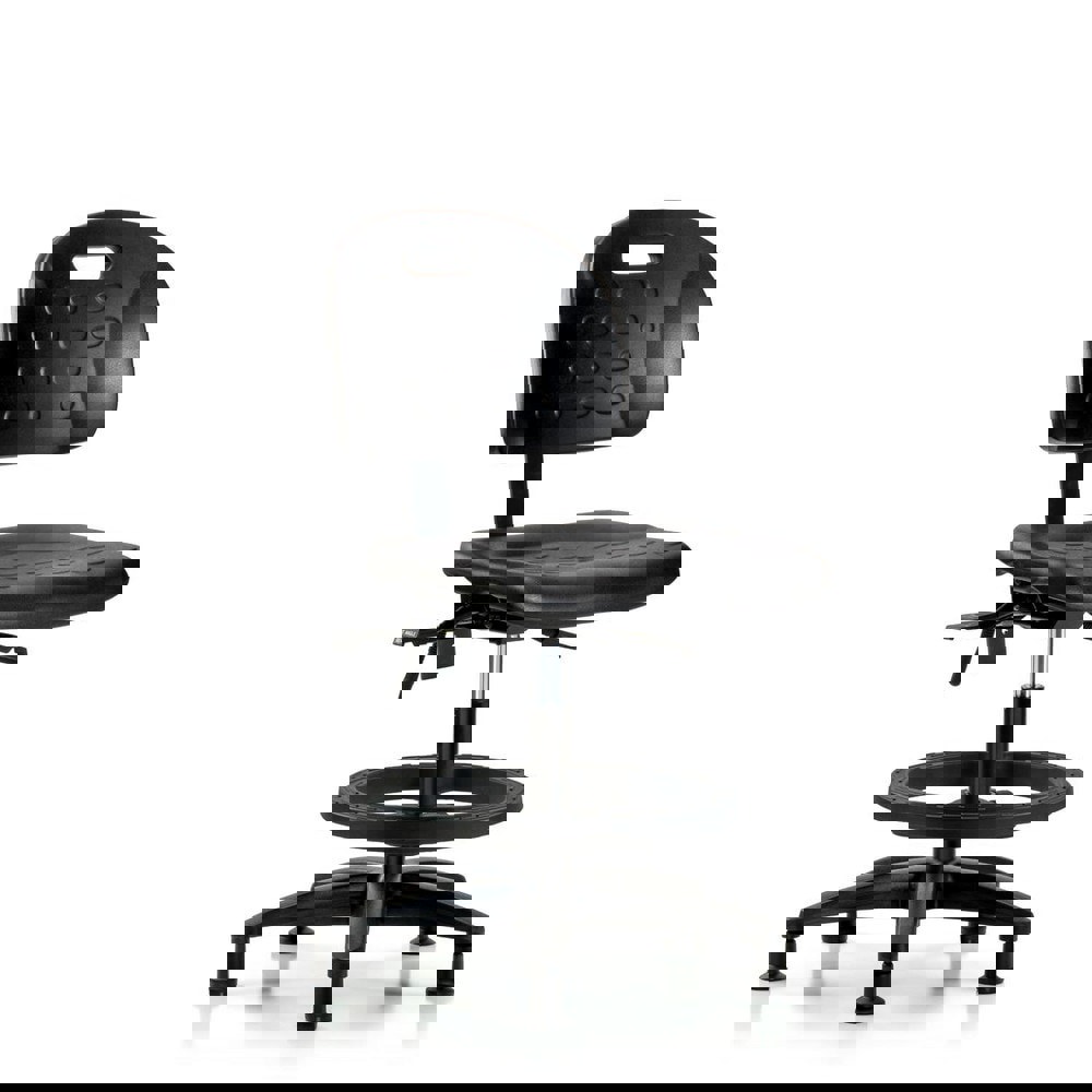 Task Chair: Polyurethane, Black