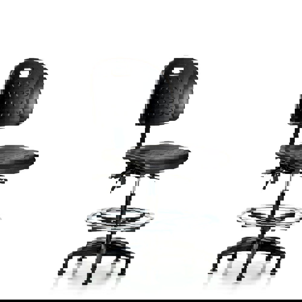 Task Chair: Polyurethane, Black