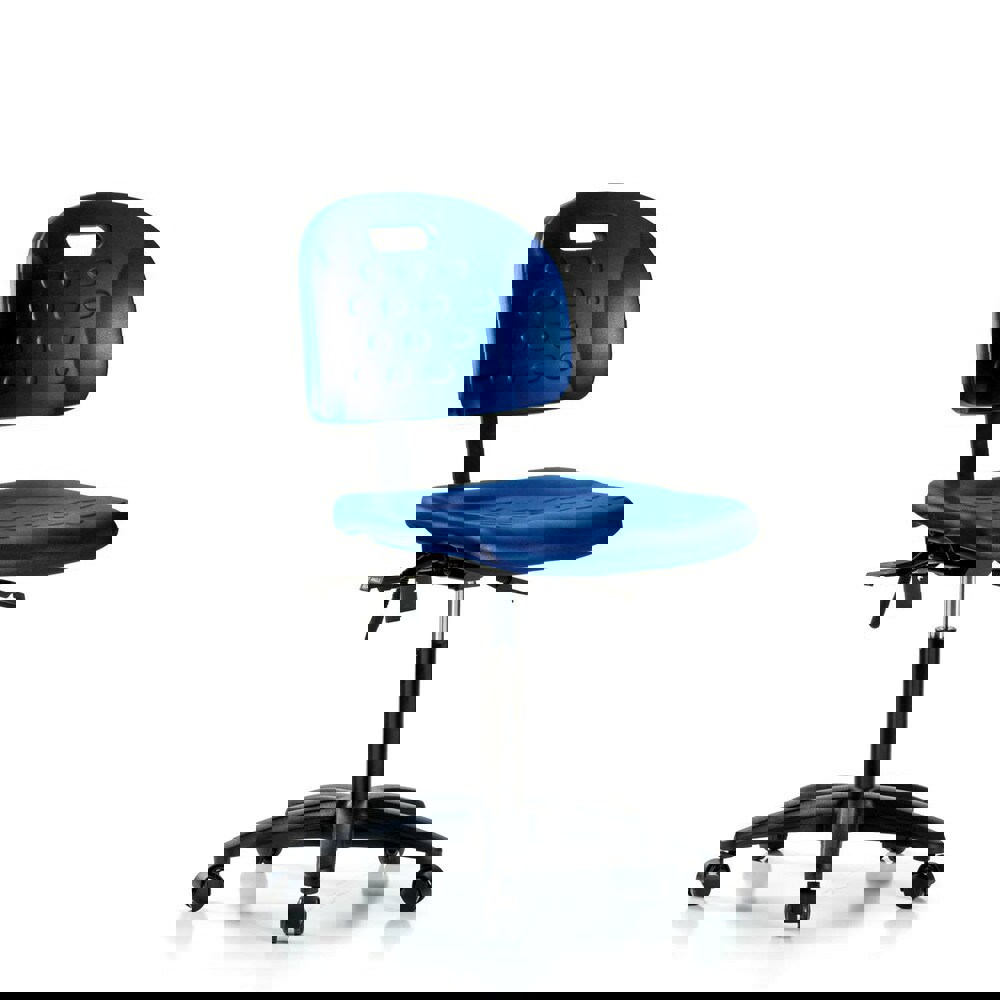 Task Chair: Polyurethane, Blue