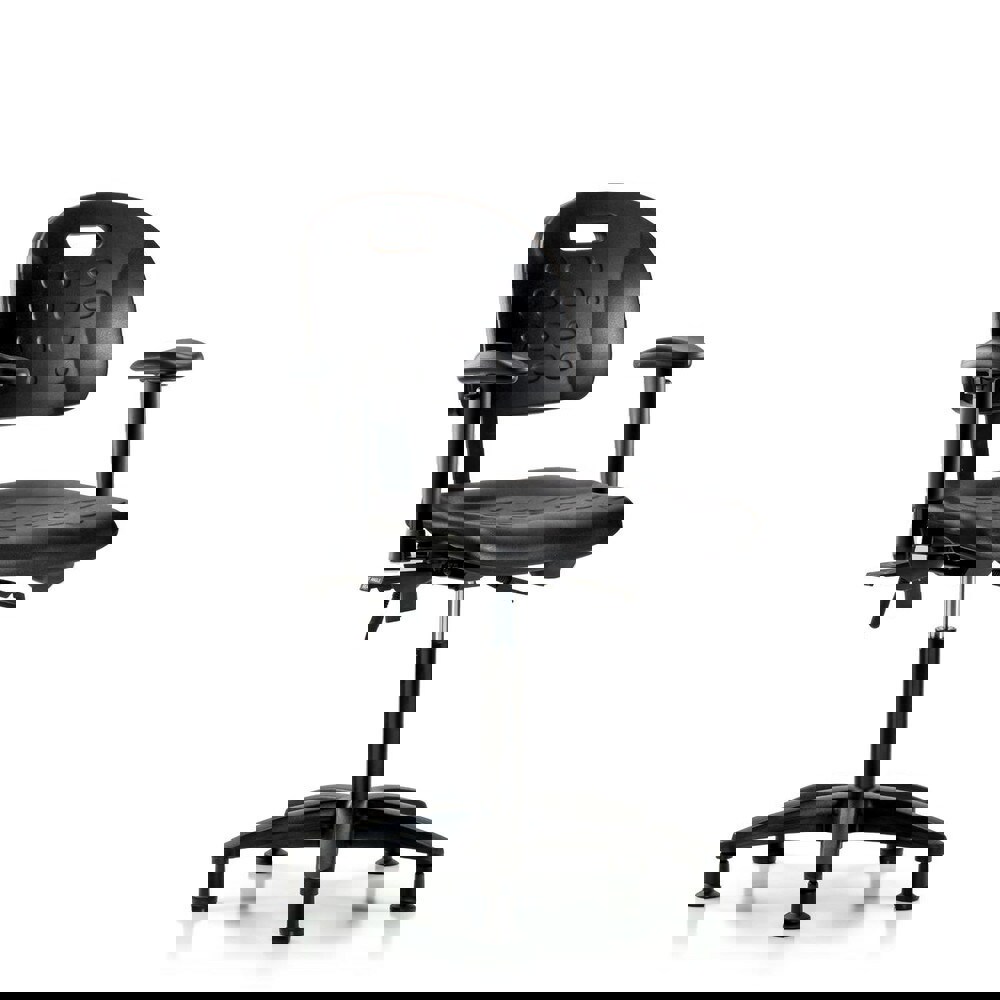 Task Chair: Polyurethane, Black