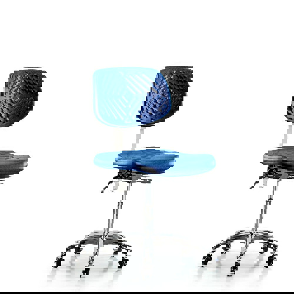Task Chair: Polyurethane, Blue