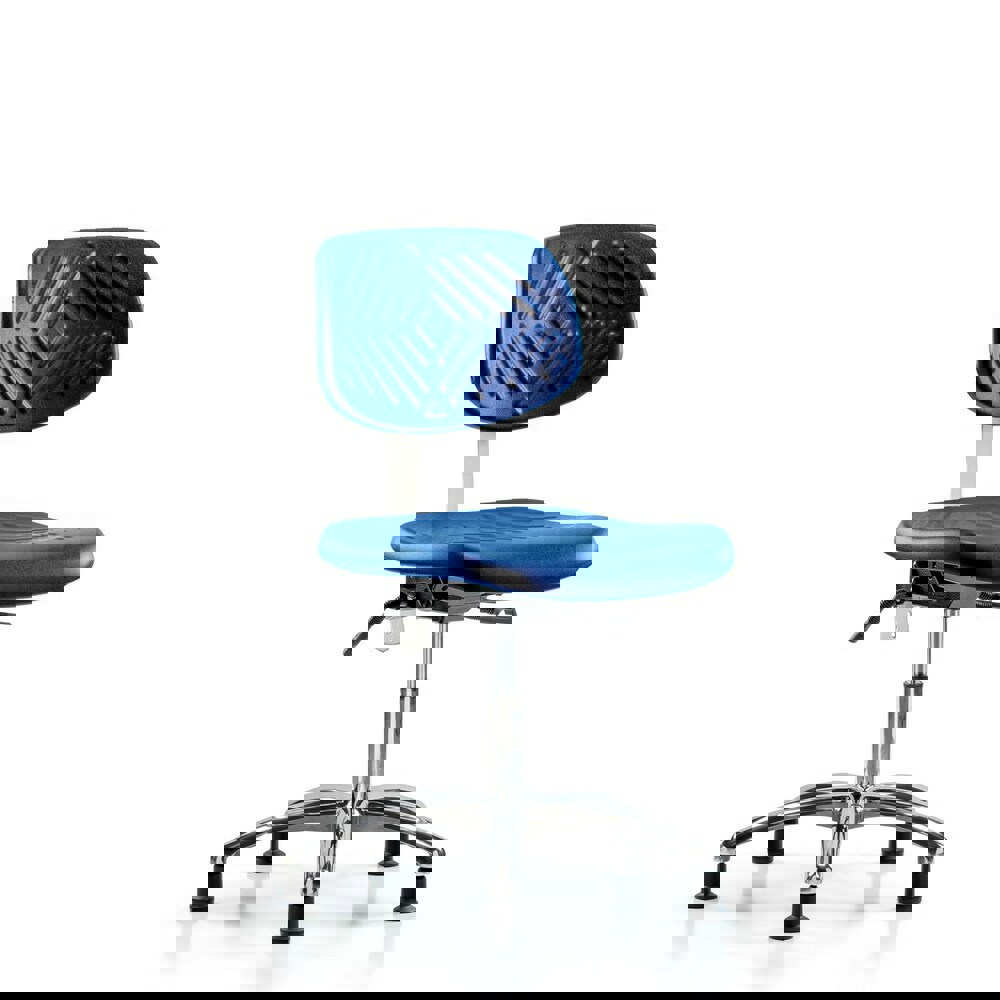 Task Chair: Polyurethane, Blue
