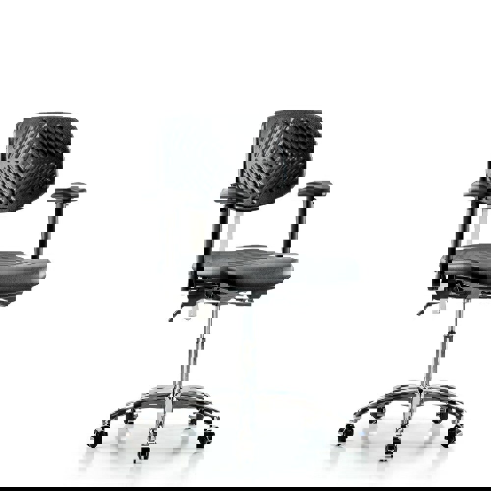 Task Chair: Polyurethane, Black