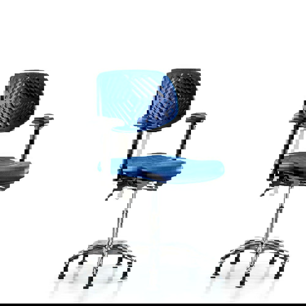 Task Chair: Polyurethane, Blue