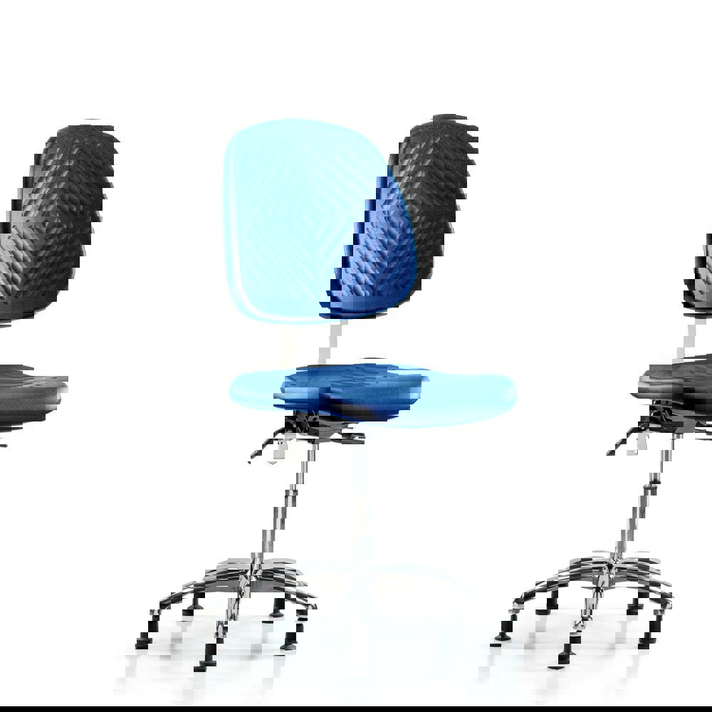 Task Chair: Polyurethane, Blue