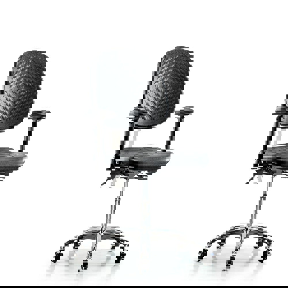 Task Chair: Polyurethane, Black