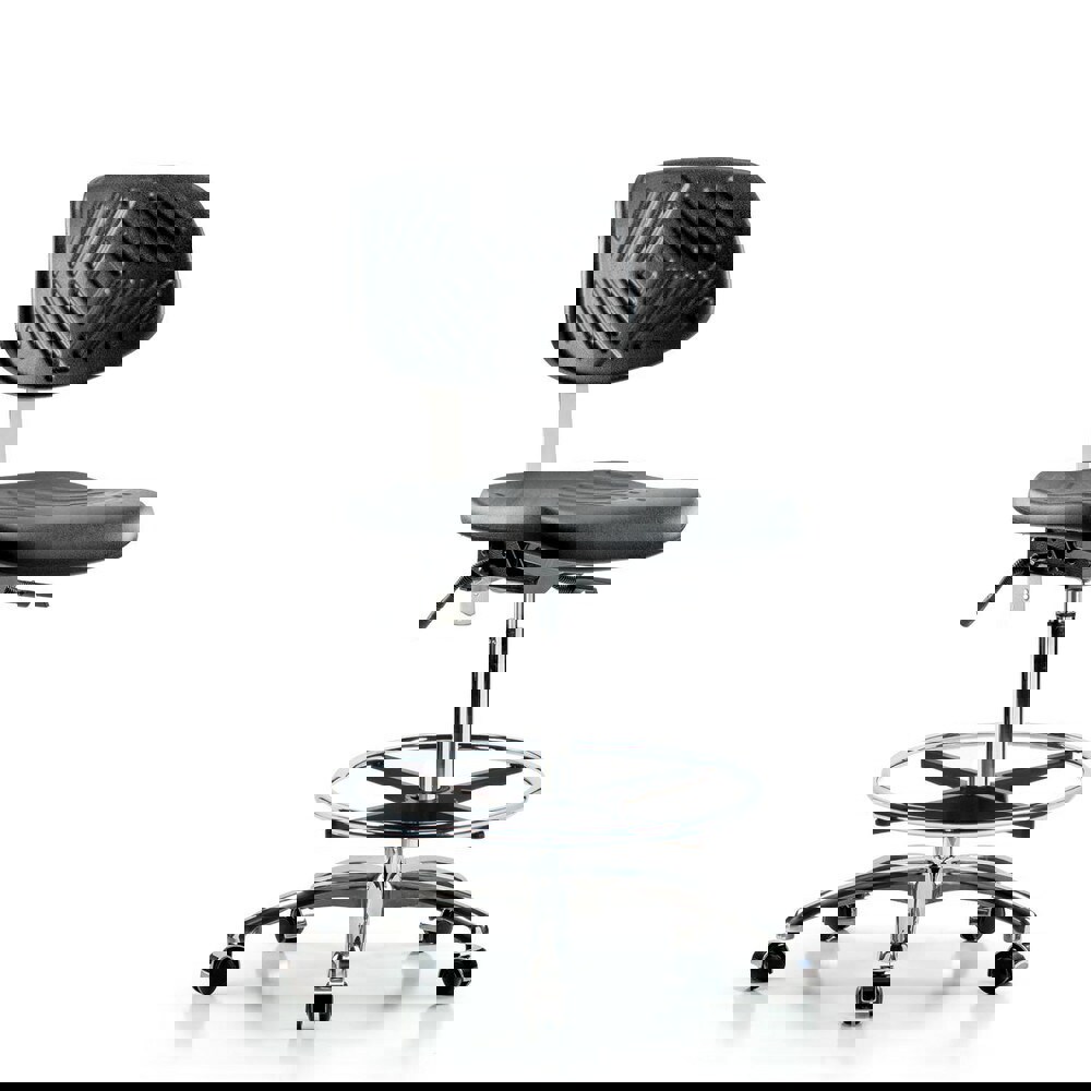 Task Chair: Polyurethane, Black