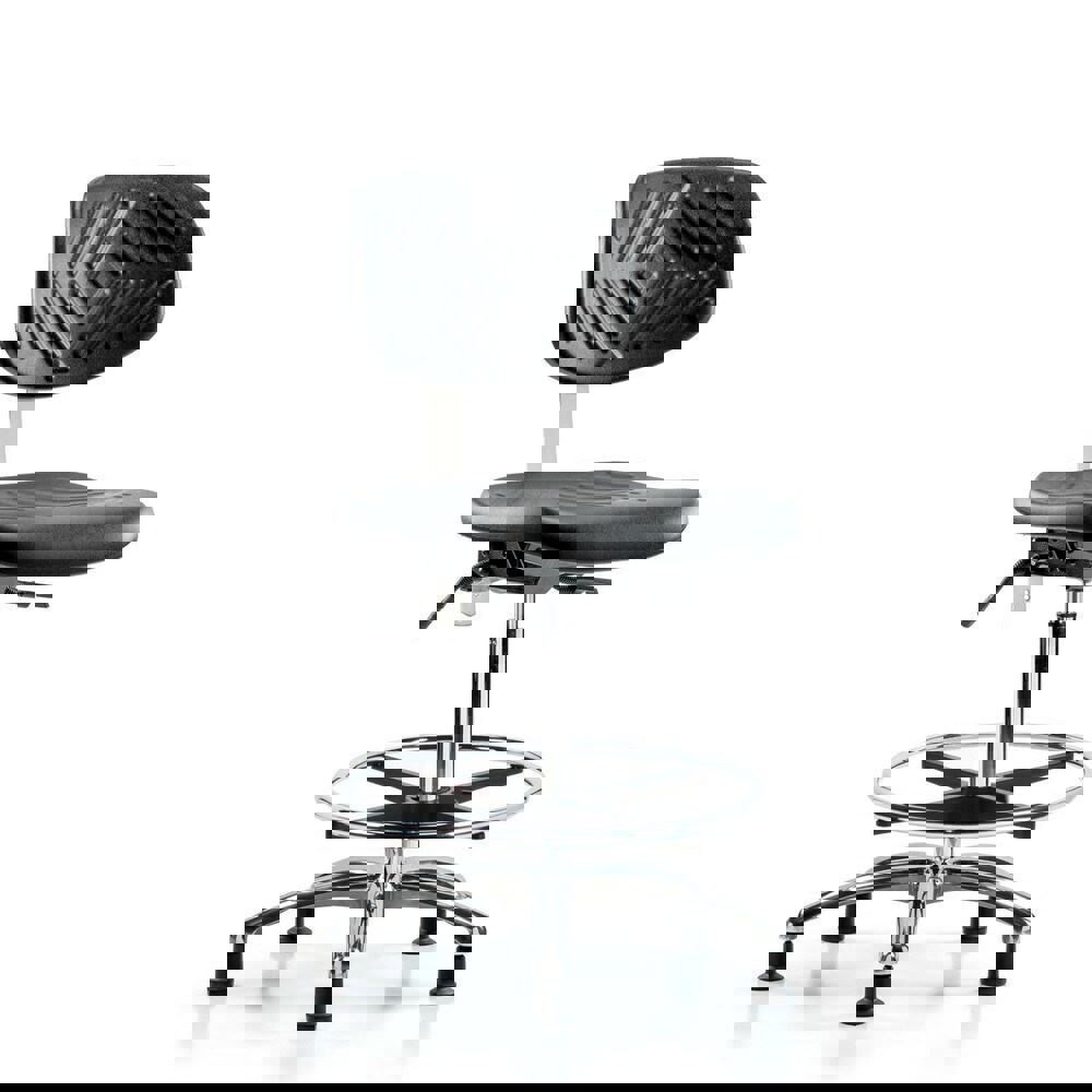 Task Chair: Polyurethane, Black