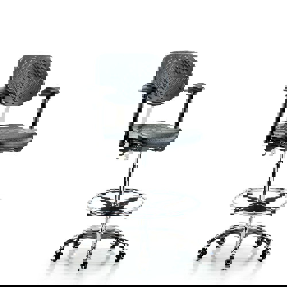 Task Chair: Polyurethane, Black