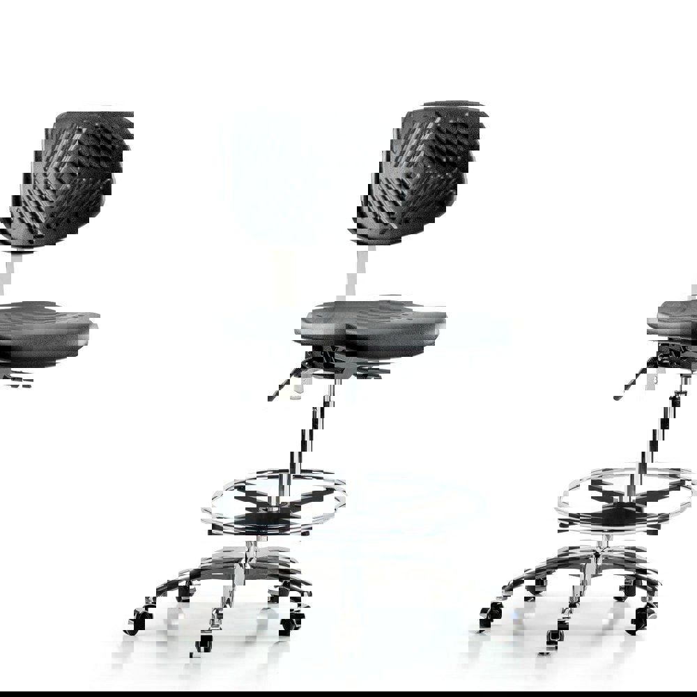 Task Chair: Polyurethane, Black