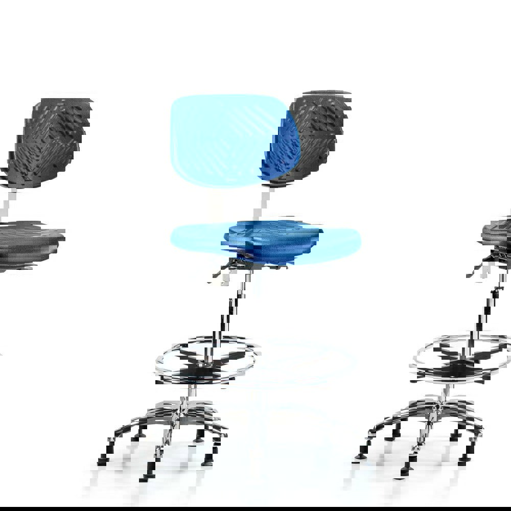 Task Chair: Polyurethane, Blue